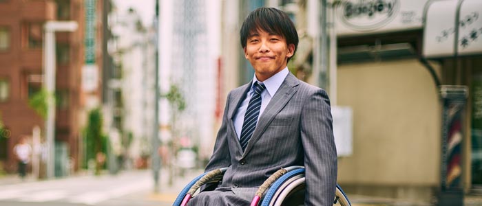 Asian Man Wheelchair