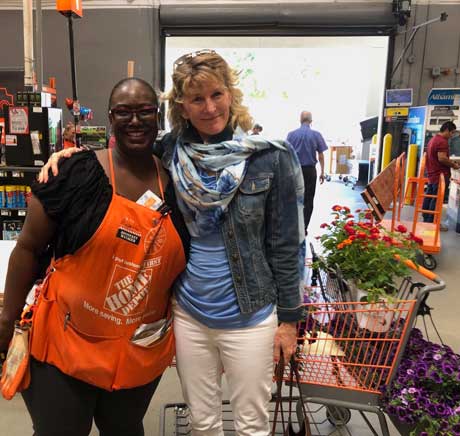 People at Home Depot